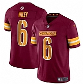 Men & Women & Youth Washington Commanders #6 Michael Wiley Burgundy 2024 Vapor Limited Football Stitched Jersey,baseball caps,new era cap wholesale,wholesale hats